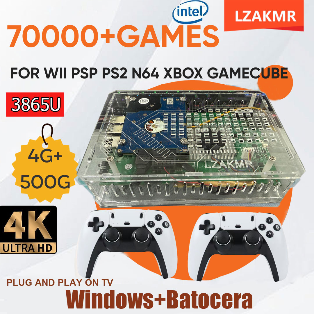 Retro Gaming Windows - Retro U9 PRO Spielekonsole 500GB Gaming-HDD