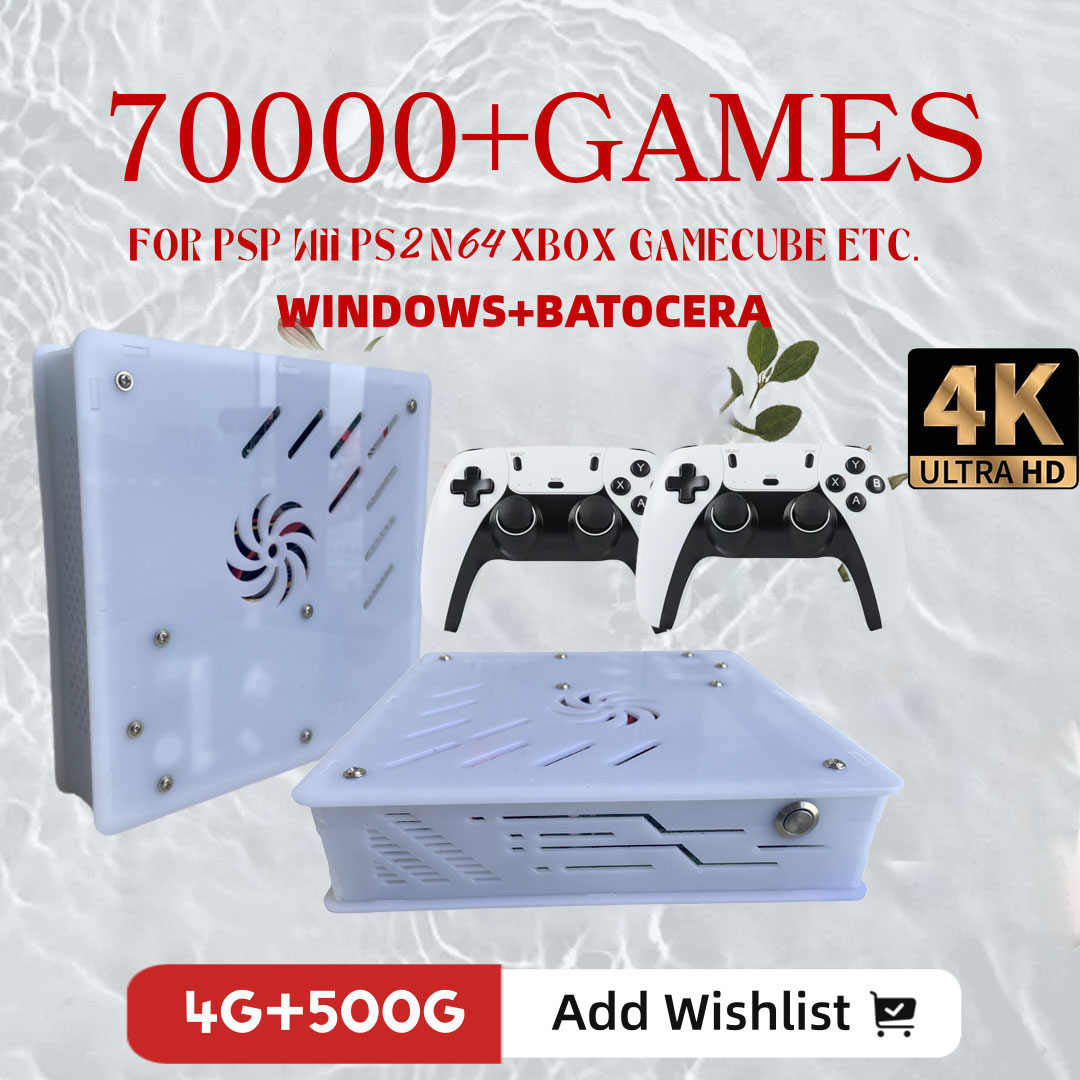 Retro Gaming Mini Pc - 2026 Neue X8 Retro-Spielkonsole 500GB |