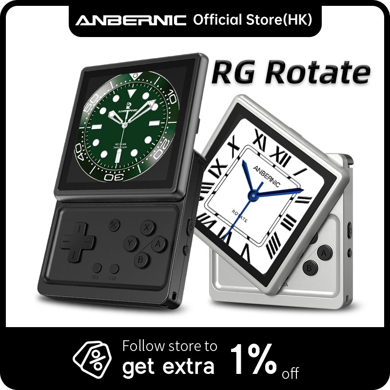 Retro Gaming Years - Anbernic RG Rotate Retro Handheld-Spielekonsole, Android