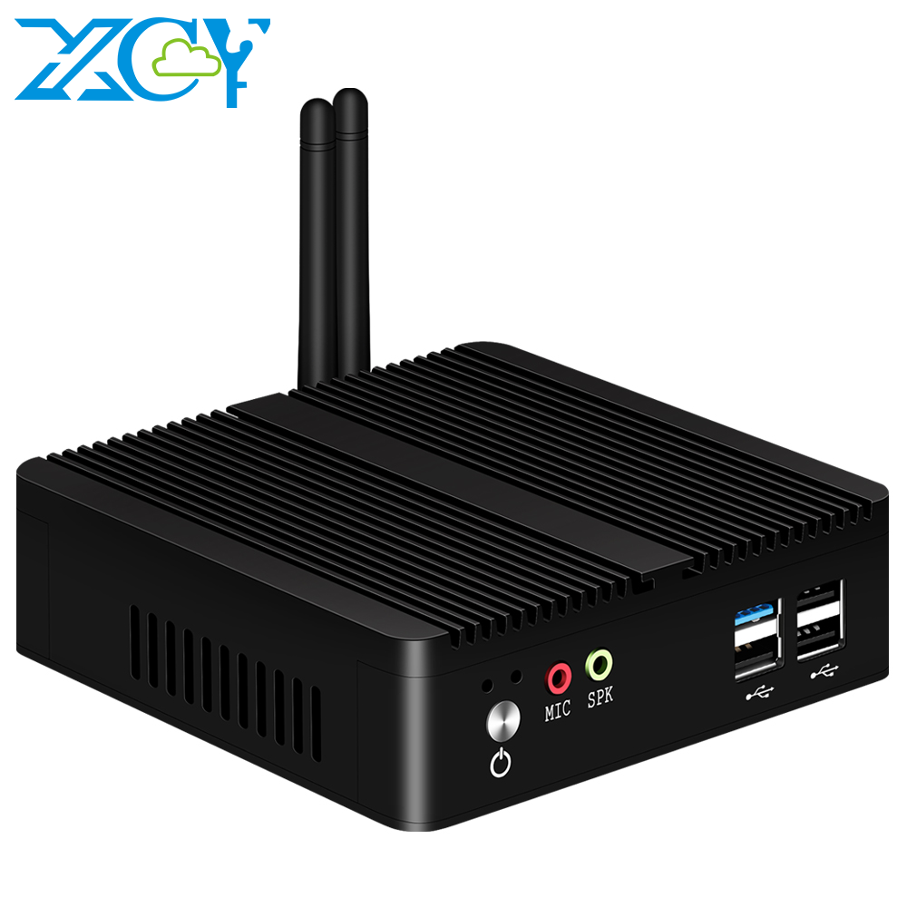 Retro Gaming Mini Pc - XCY Lüfterloser Mini-PC Intel Celeron J1900