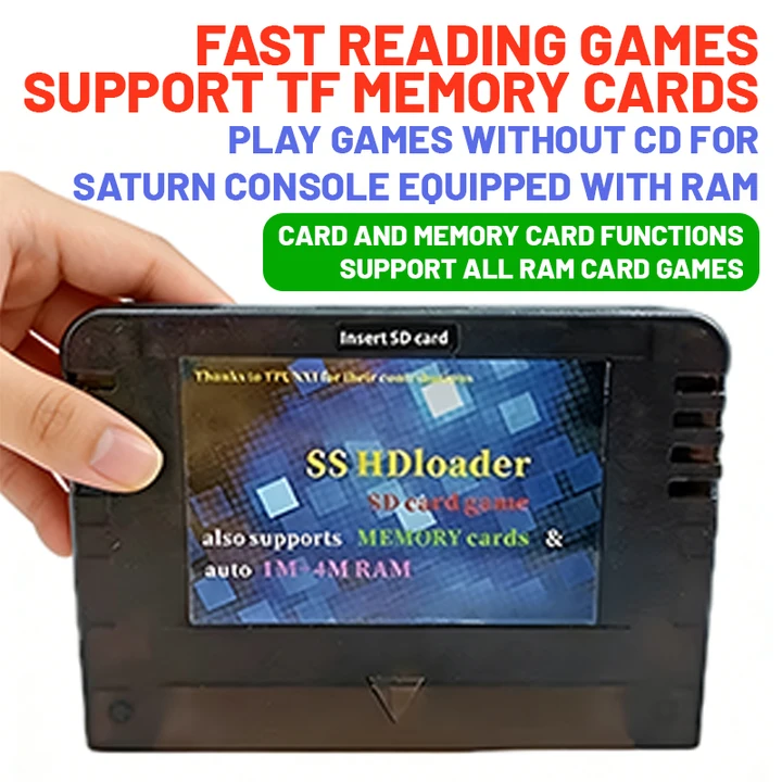 Retro Gaming Years - SAROO HD Loader (Englisches Menü) TF