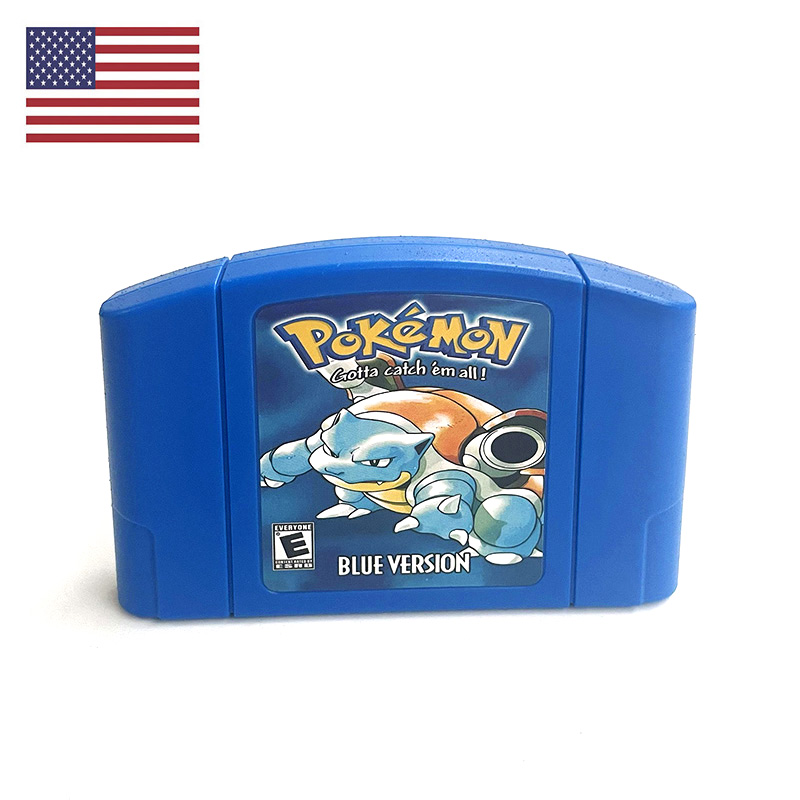 Retro Gaming Room - USA NTSC-Version Englische Pokemon Blue N64