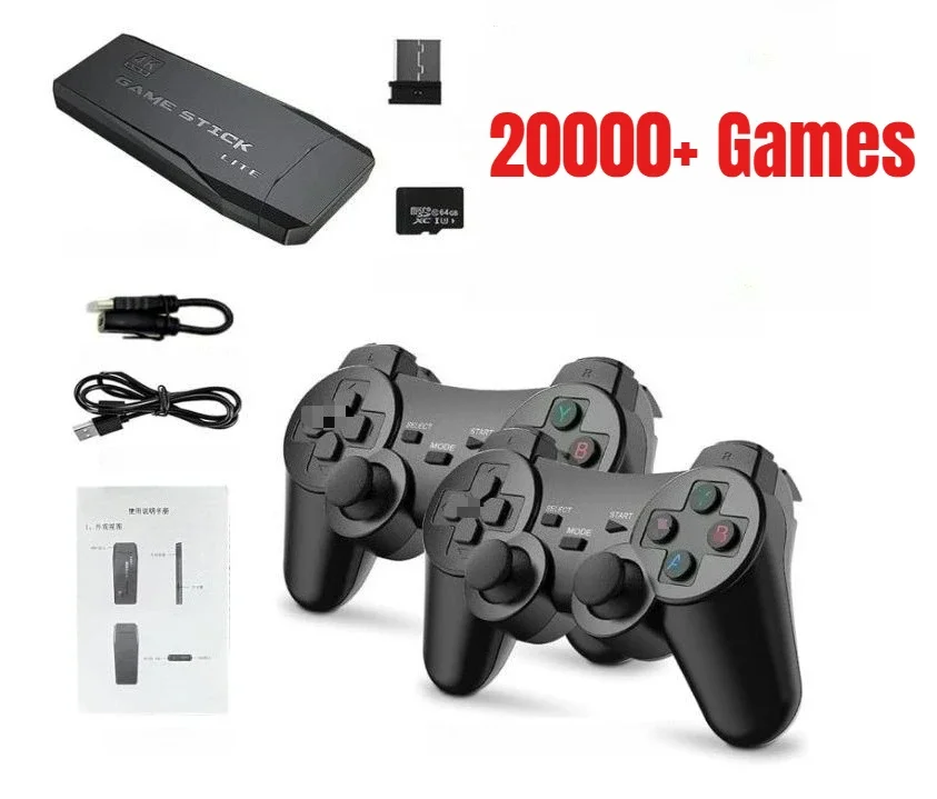 Retro Gaming Mister - M8 Videospielkonsolen 4K HD-Ausgang Retro-Spielstick 20000+