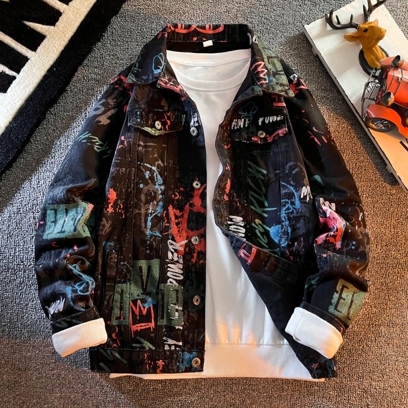 Retro Gaming Jacket - Herbst und Frühling Neue Mode Trend