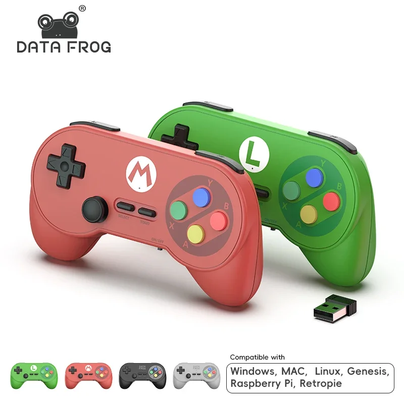Retro Gaming Windows - Data Frog PC07 Kabelloser Retro-Spielcontroller mit