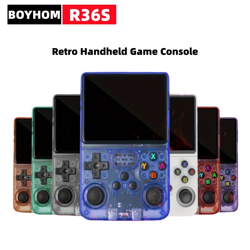 Retro Gaming R36S - Retro Handheld-Spielkonsole mit Linux-System, 3,5 Zoll