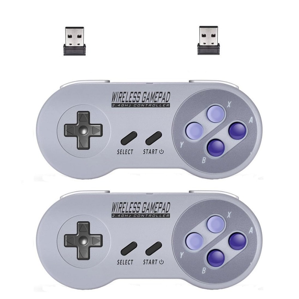 Raspberry Pi Retropie - 2er-Pack 2,4GHz Kabellose USB-Controller für Switch,