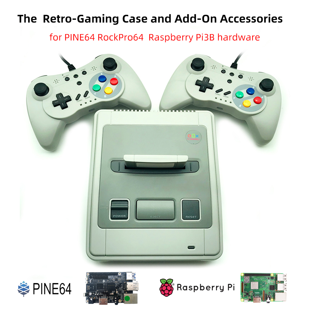 Retro Gaming With Raspberry Pi - Retro Famicom Style Gaming Case Add-ons