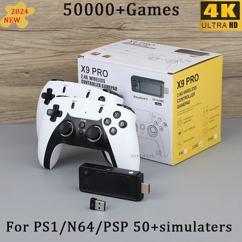 Retro Gaming Mini Pc - Neue X9 Pro Retro 4K 3D