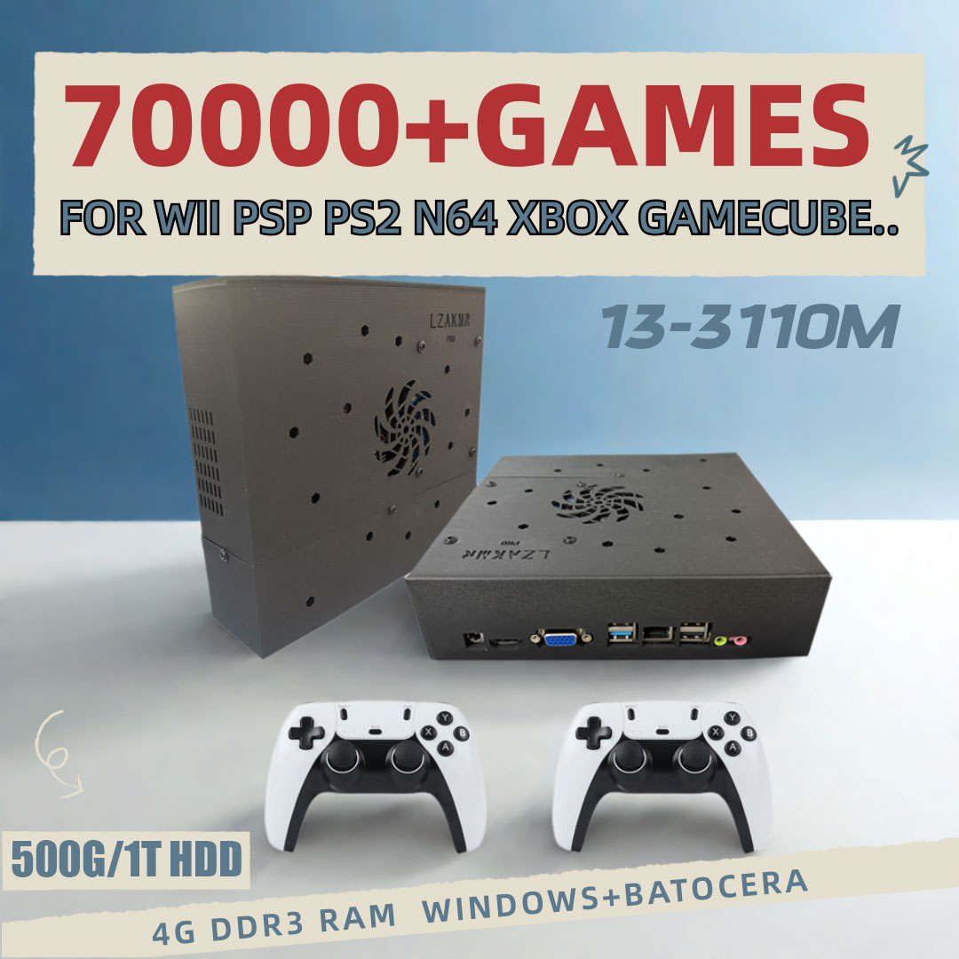 Retro Gaming Mini Pc - Super Spielkonsole X8 Pro 70000+ Spiele