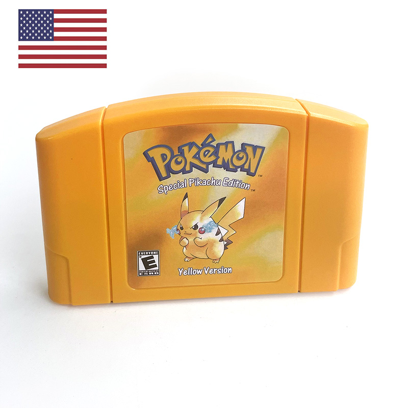 Retro Gaming Station - USA NTSC-Version Englische Pokemon Gelb N64