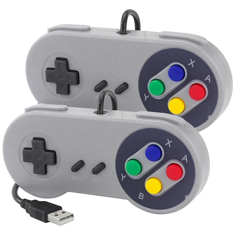 Raspberry Pi Retropie - USB-Gamepad, Retro-Gaming-Joystick, kabelgebundener Controller für Linux-Game-PC,
