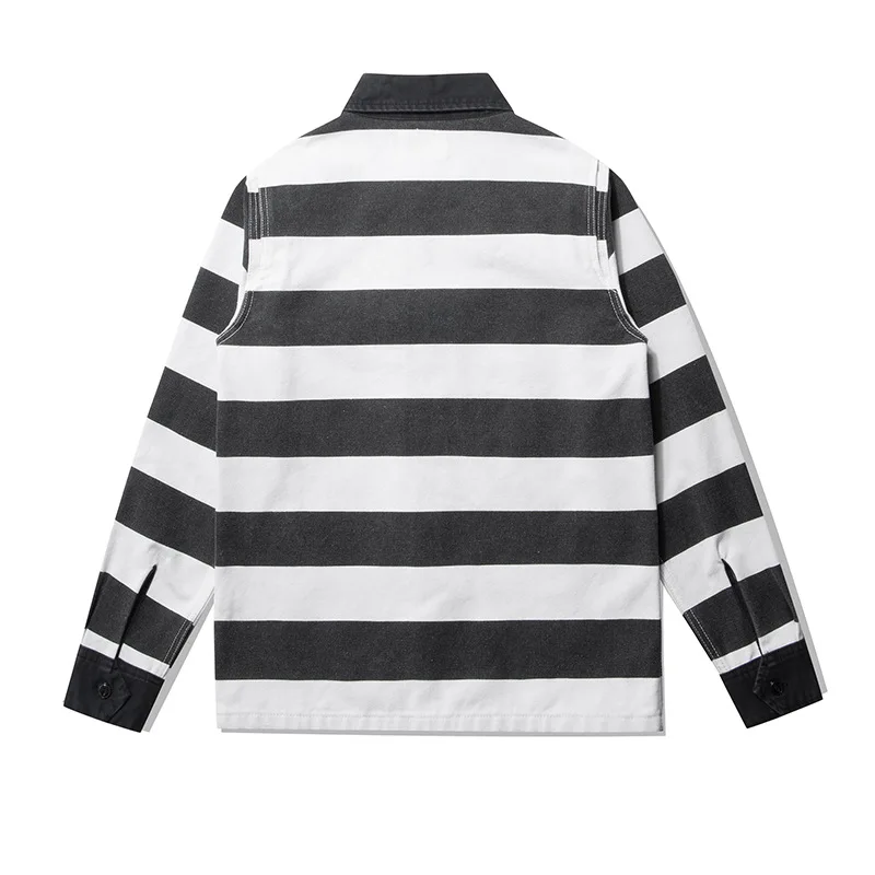 16oz Schwere Herren-Streifenja – Retro Gaming Jacket Bewertung und Preis