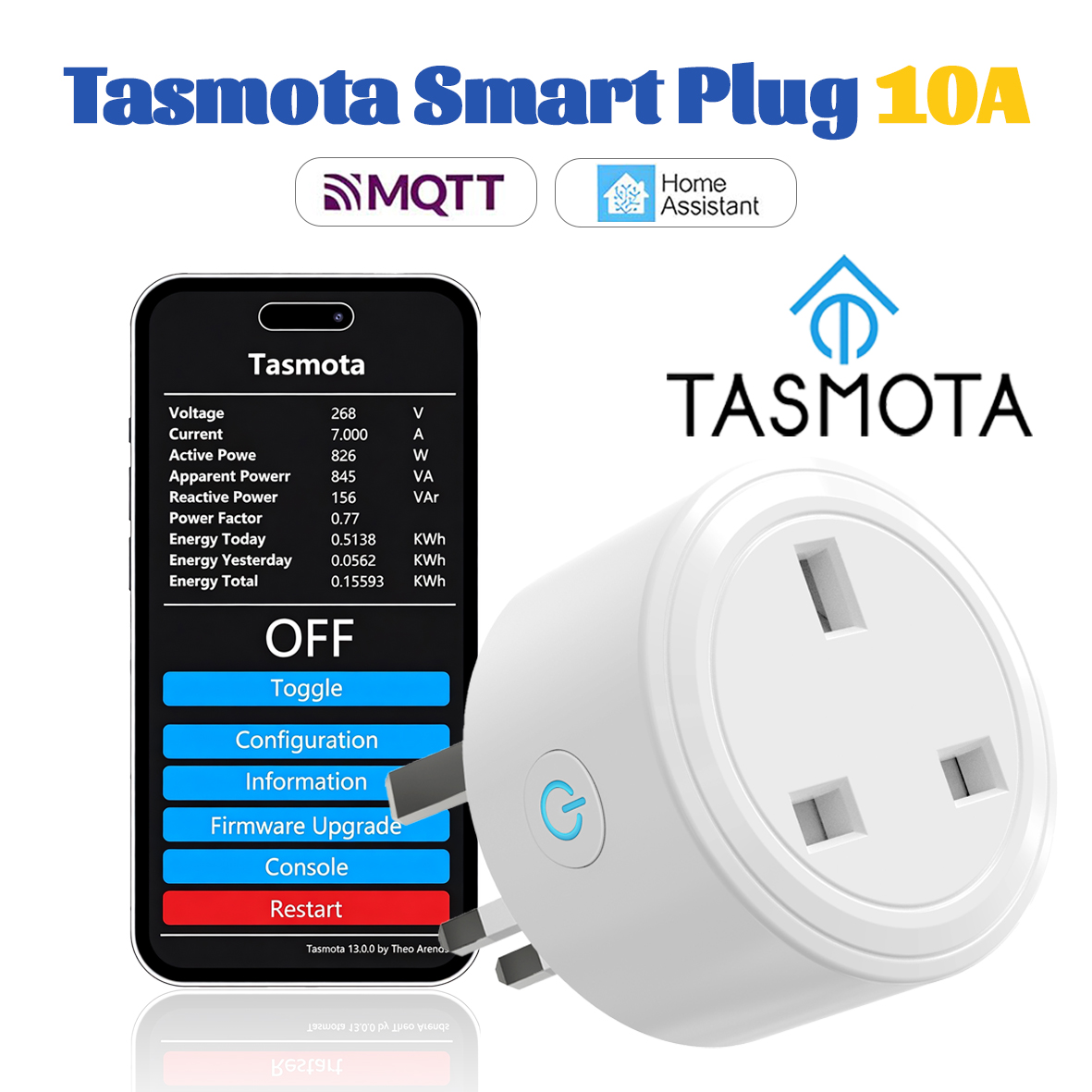 Tasmota UK Smart Plug 16A 20A  – Crt Monitor Stand Bewertung und Preis