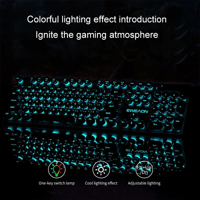 Retro Punk Mechanisches Tastat – Retro Gaming Keyboard And Mouse Bewertung und Preis