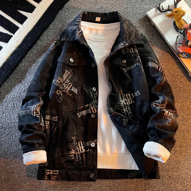 Herbst und Frühling Neue Mode  – Retro Gaming Jacket Bewertung und Preis