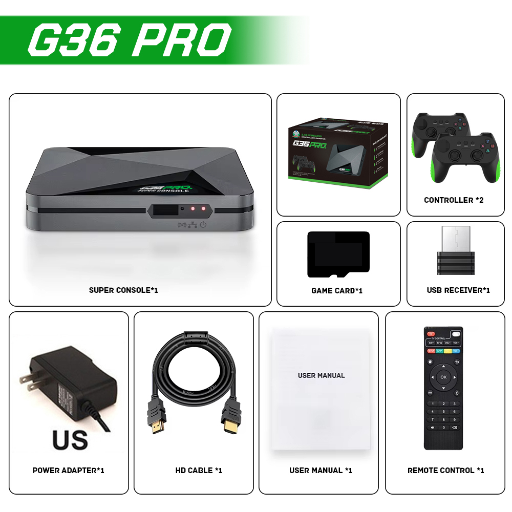2026 Neue G36 Pro Spielkonsole – Retro Gaming Mister Bewertung und Preis