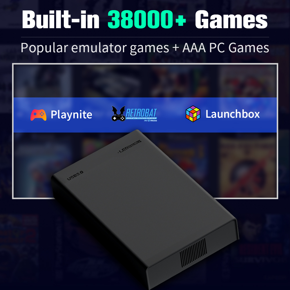 500G Spielefestplatte mit über – Retro Gaming Mini Pc Bewertung und Preis