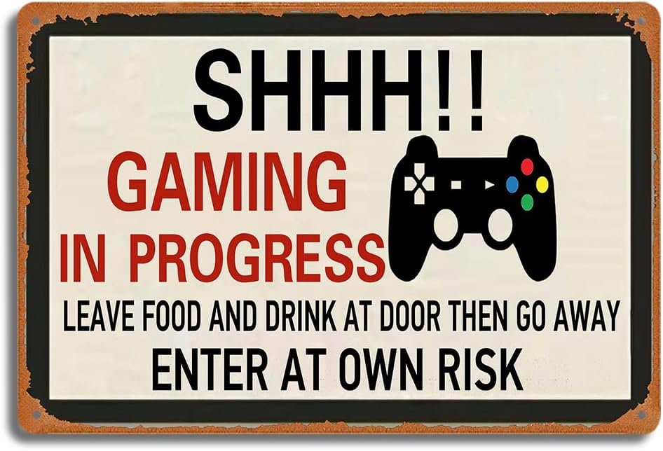 Retro Gaming Metallblechschild – Retro Gaming Room Bewertung und Preis