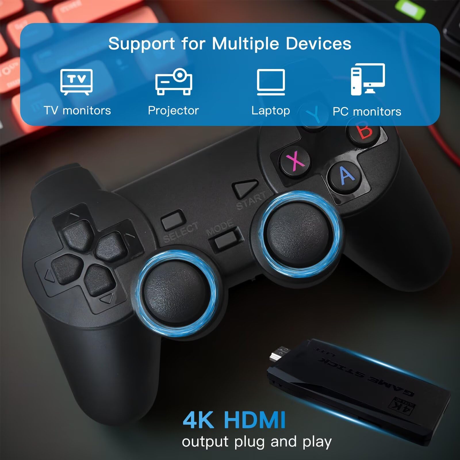 Retro-Videospielkonsole 4K Gam – Retro Gaming Stick Bewertung und Preis