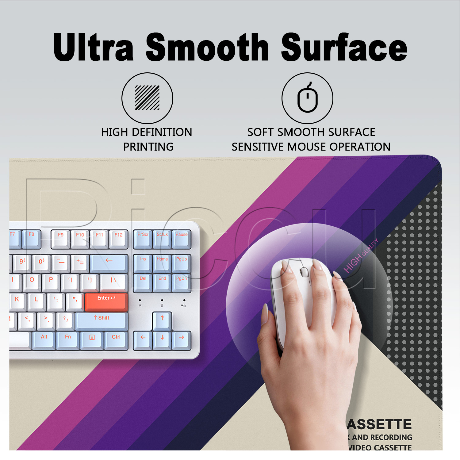 Mauspad HD-Druck Retro VHS-Sti – Retro Gaming Keyboard And Mouse Bewertung und Preis