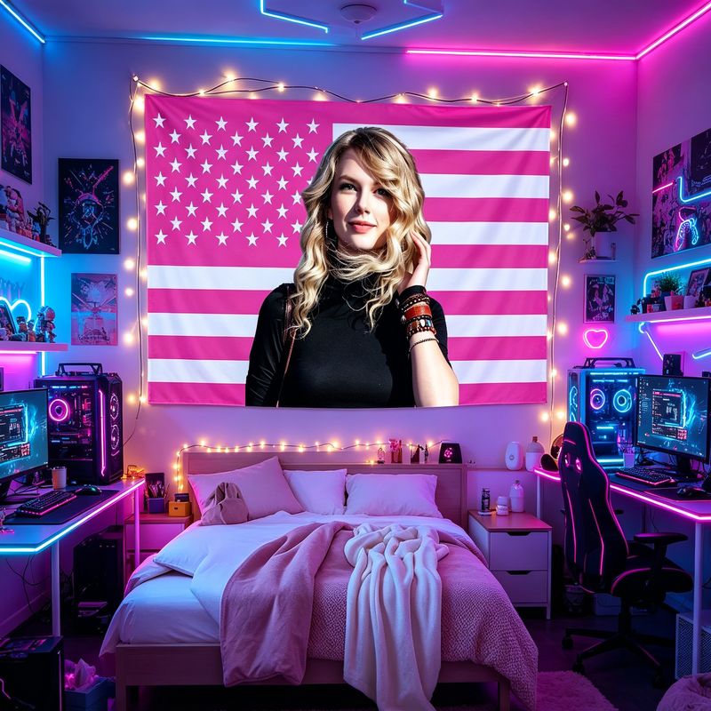 VIKAMA Wandteppich mit amerika – Retro Gaming Room Bewertung und Preis