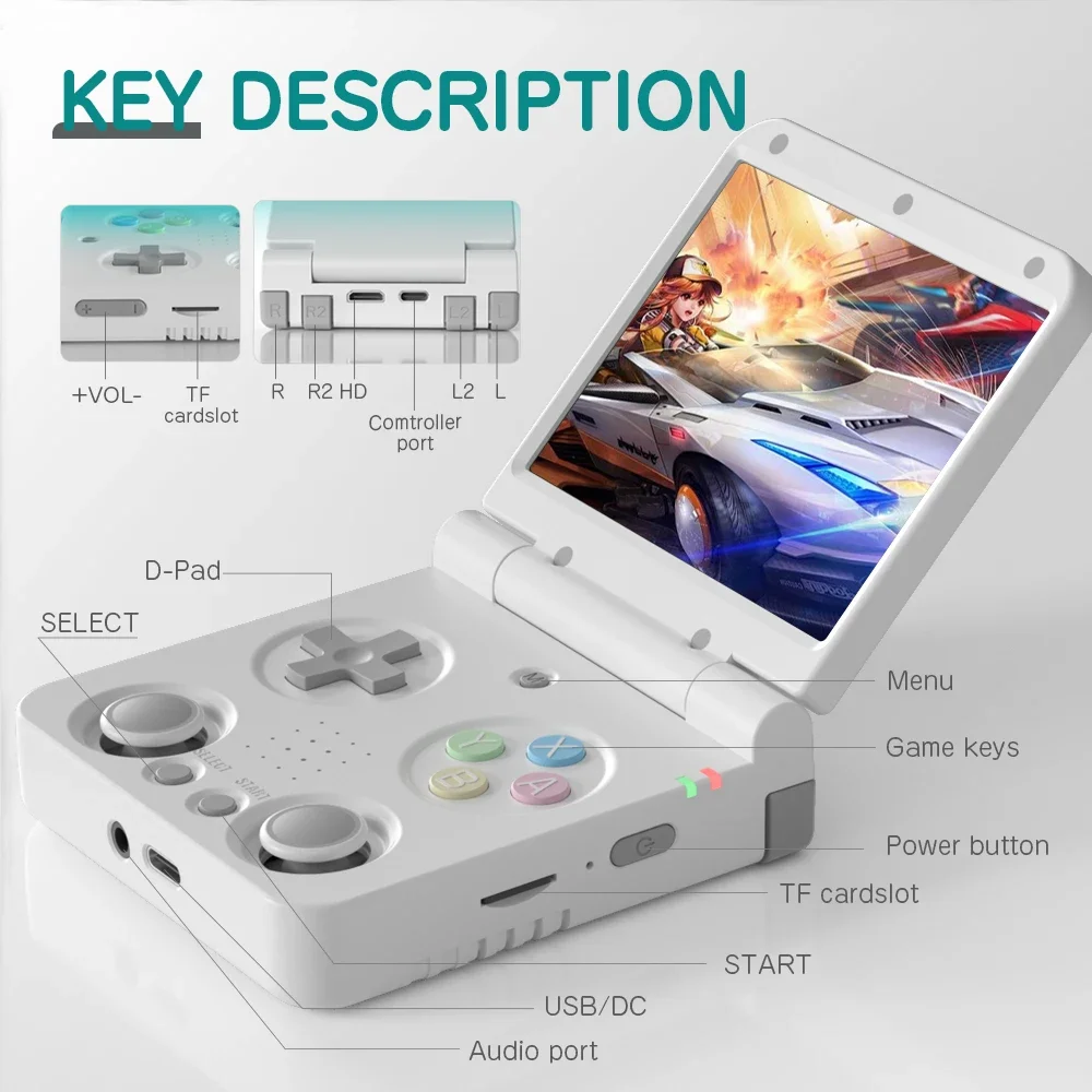 MIYOO FLIP V2 Handheld-Spieler – Retro Gaming Os Linux Bewertung und Preis