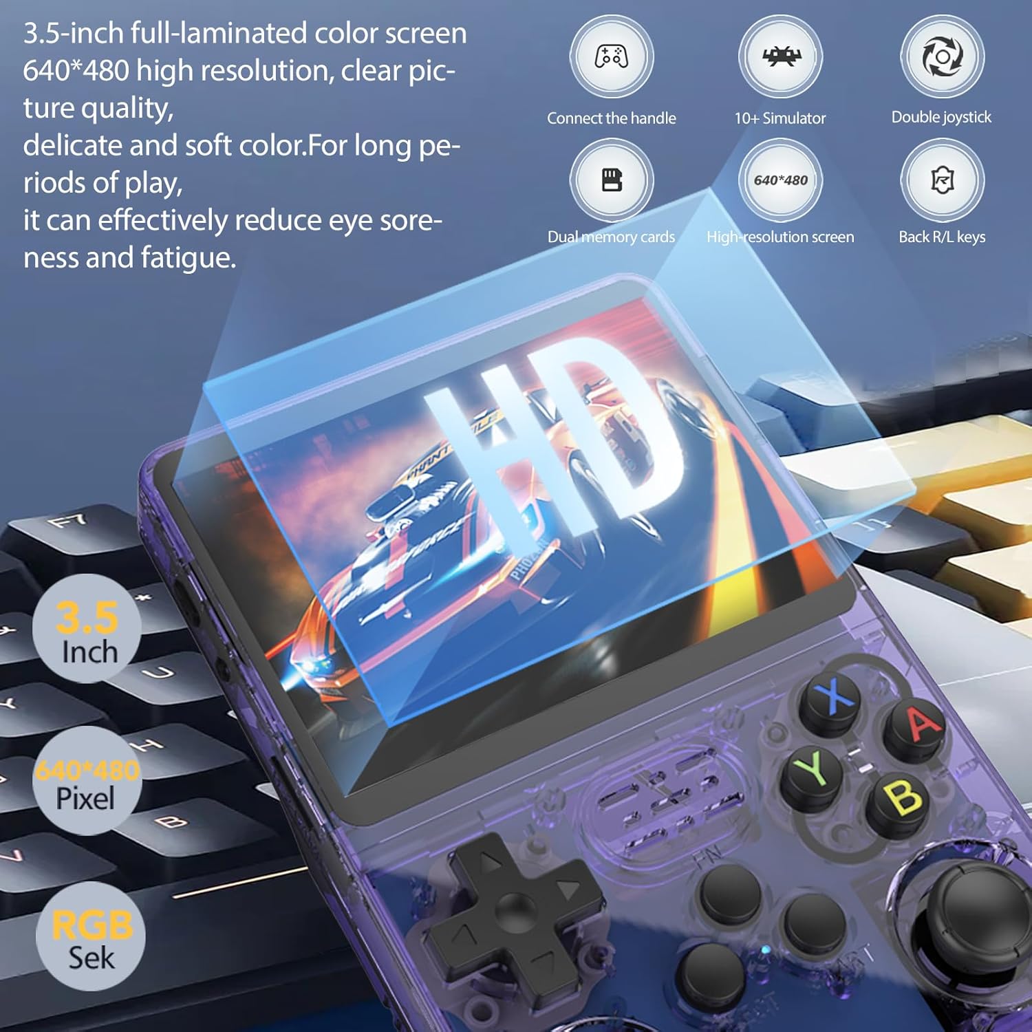 NEUE R36S Retro Handheld-Spiel – Retro Gaming Os Linux Bewertung und Preis