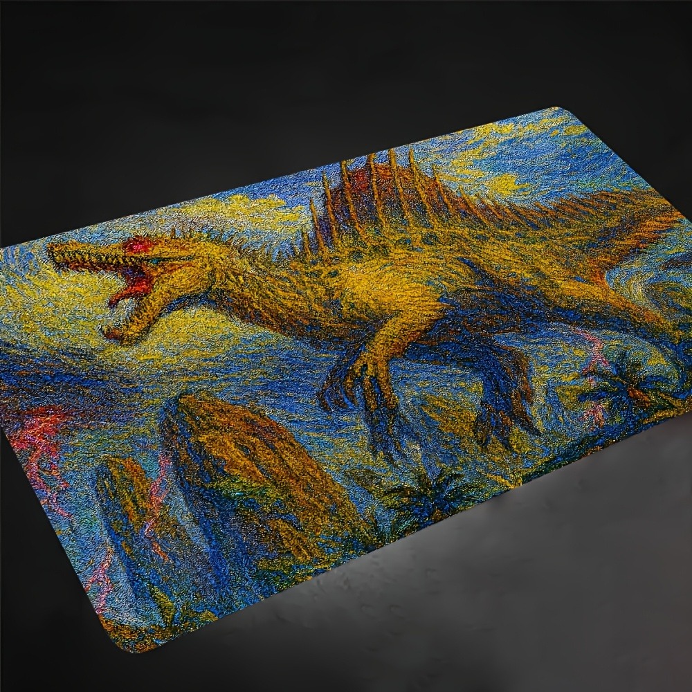 Retro Spinosaurus MTG Spielmat – Retro Gaming Keyboard And Mouse Bewertung und Preis