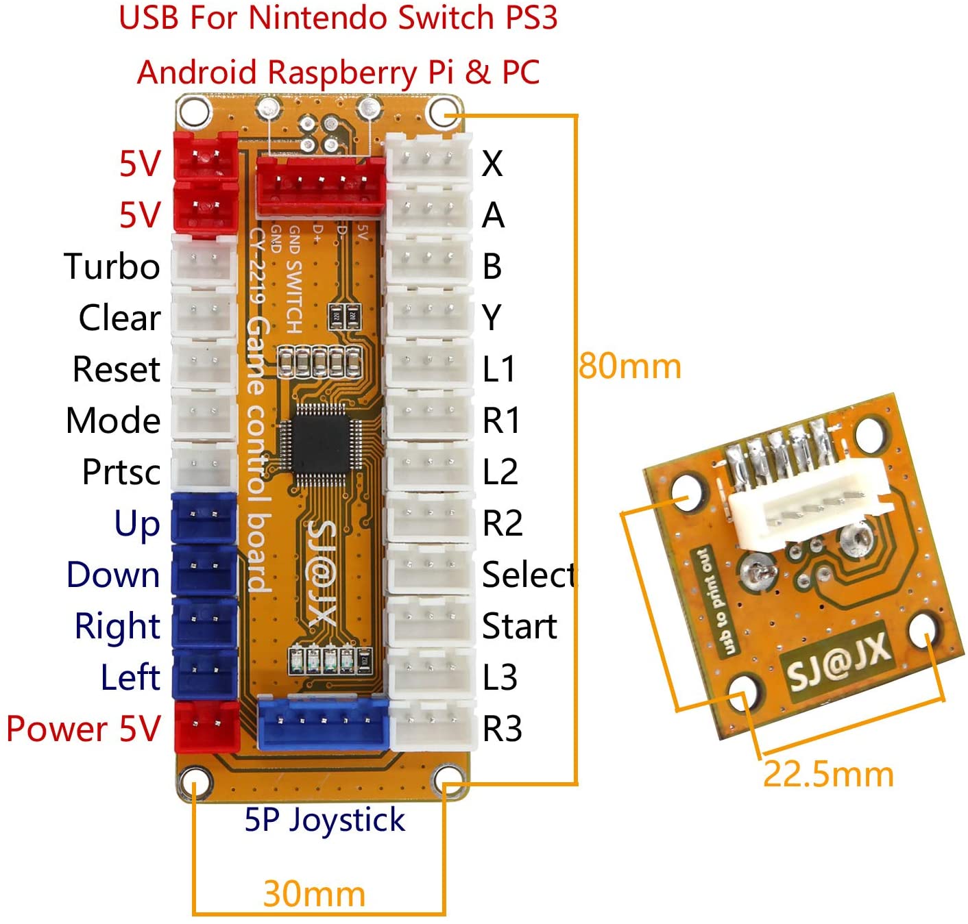 5-in-1 Zero-Delay USB-Encoder  – Raspberry Pi Retropie Bewertung und Preis