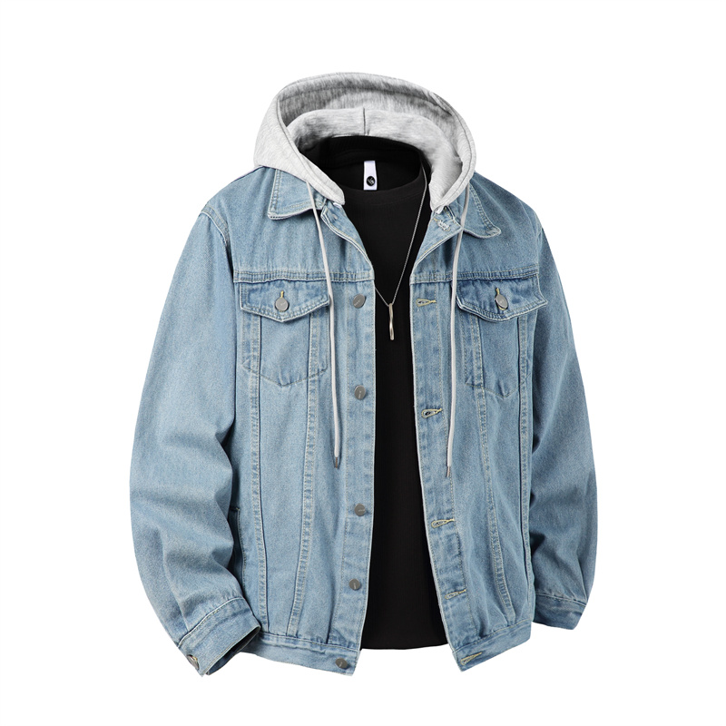 Männer Mit Kapuze Denim Jacke  – Retro Gaming Jacket Bewertung und Preis